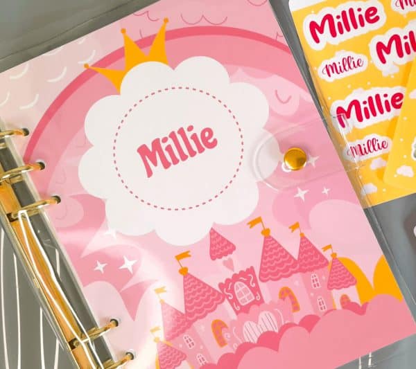 Personalised Diary for children + Stickers