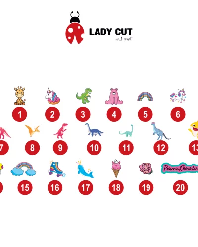 70 Personalised Name Labels