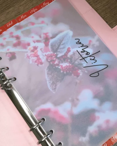 Personalised Dashboard on Vellum for Planner 2024 – A5/A6