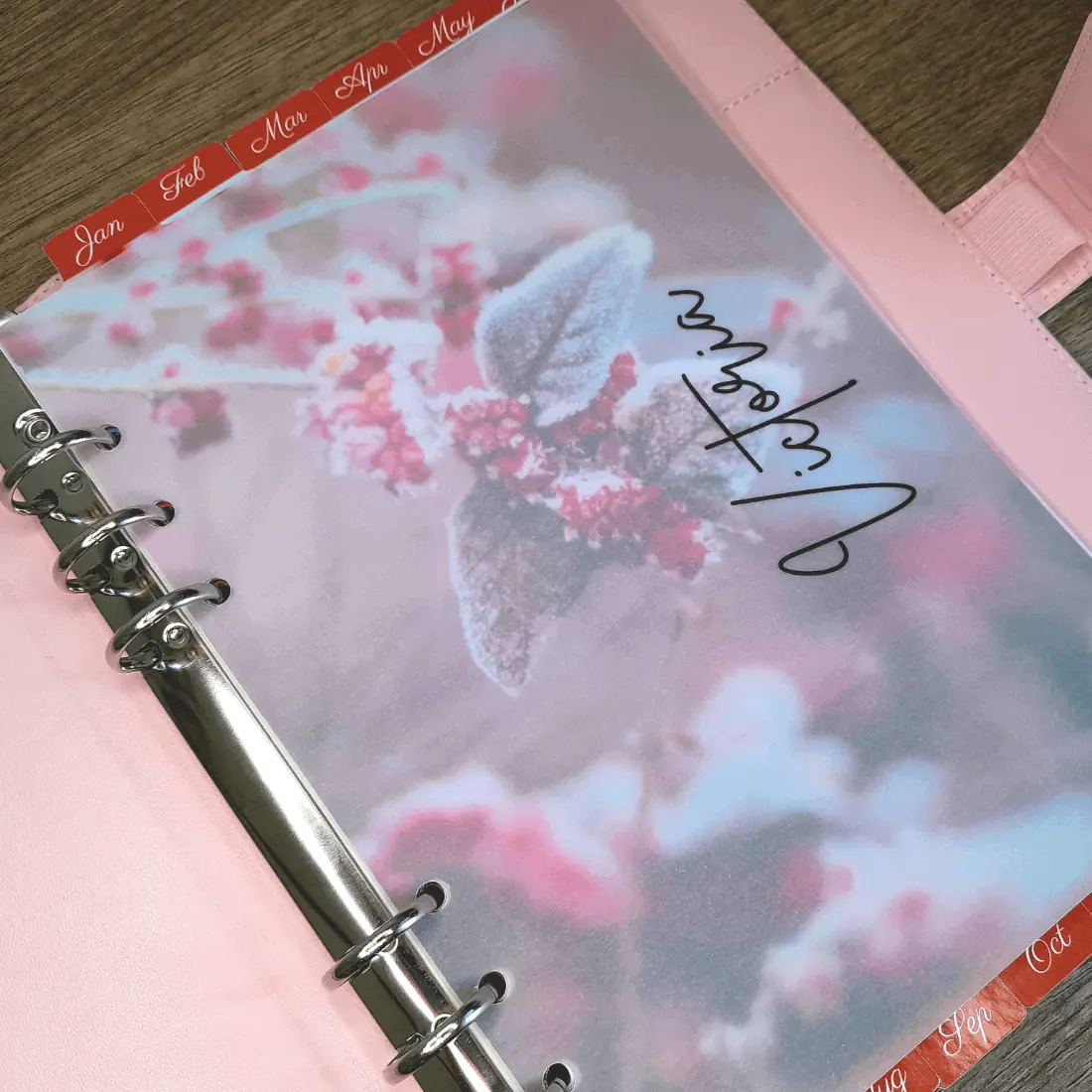 Personalised Dashboard on Vellum for Planner 2024 – A5/A6