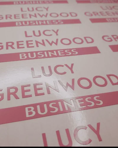 Vinyl decal sticker personalised – for weddings , balloons, birthdays, boards