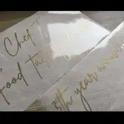 Vinyl decal sticker personalised – for weddings , balloons, birthdays, boards