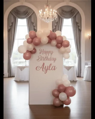 Vinyl decal sticker personalised – for weddings , balloons, birthdays, boards