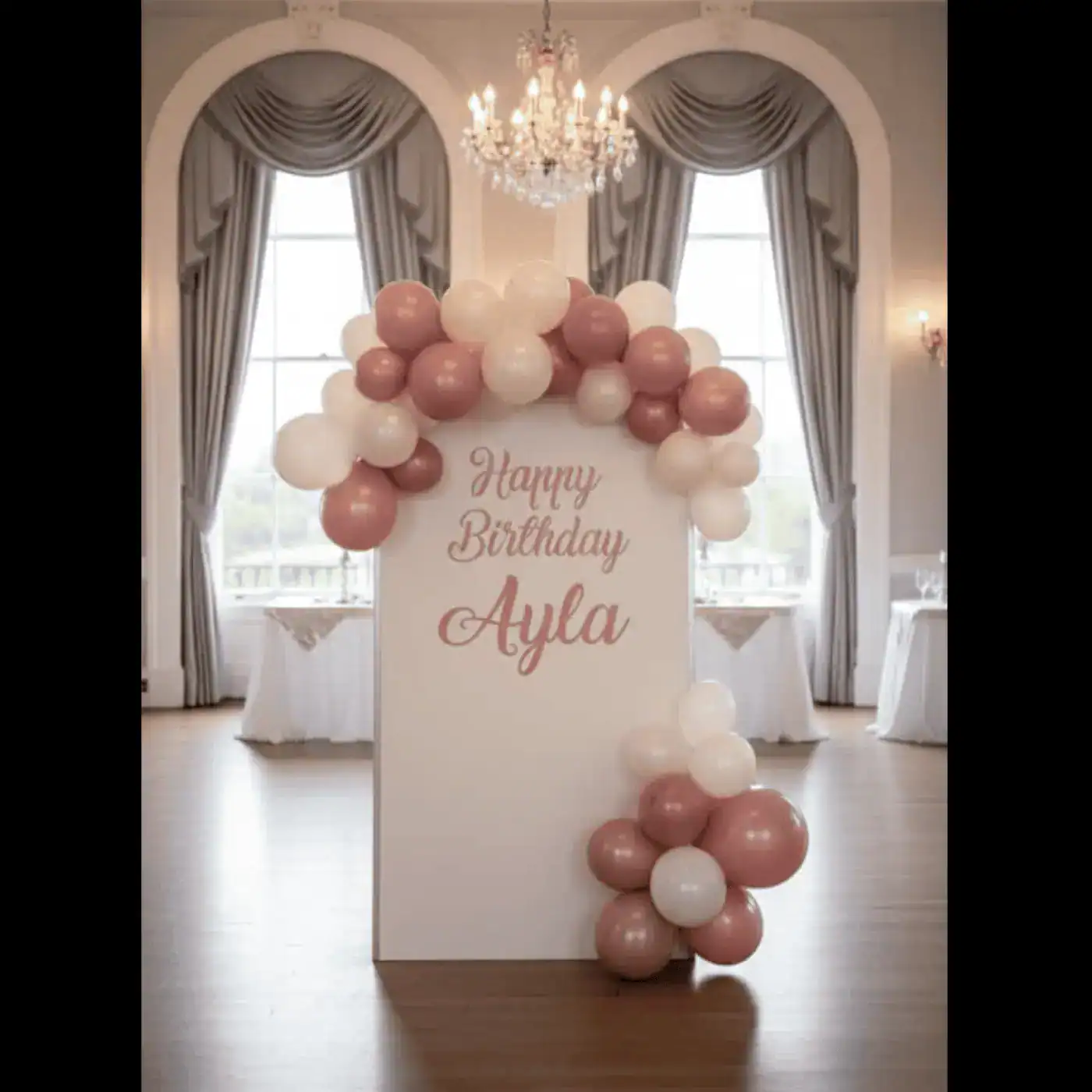 Vinyl decal sticker personalised – for weddings , balloons, birthdays, boards