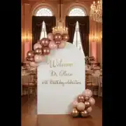 Vinyl decal sticker personalised – for weddings , balloons, birthdays, boards