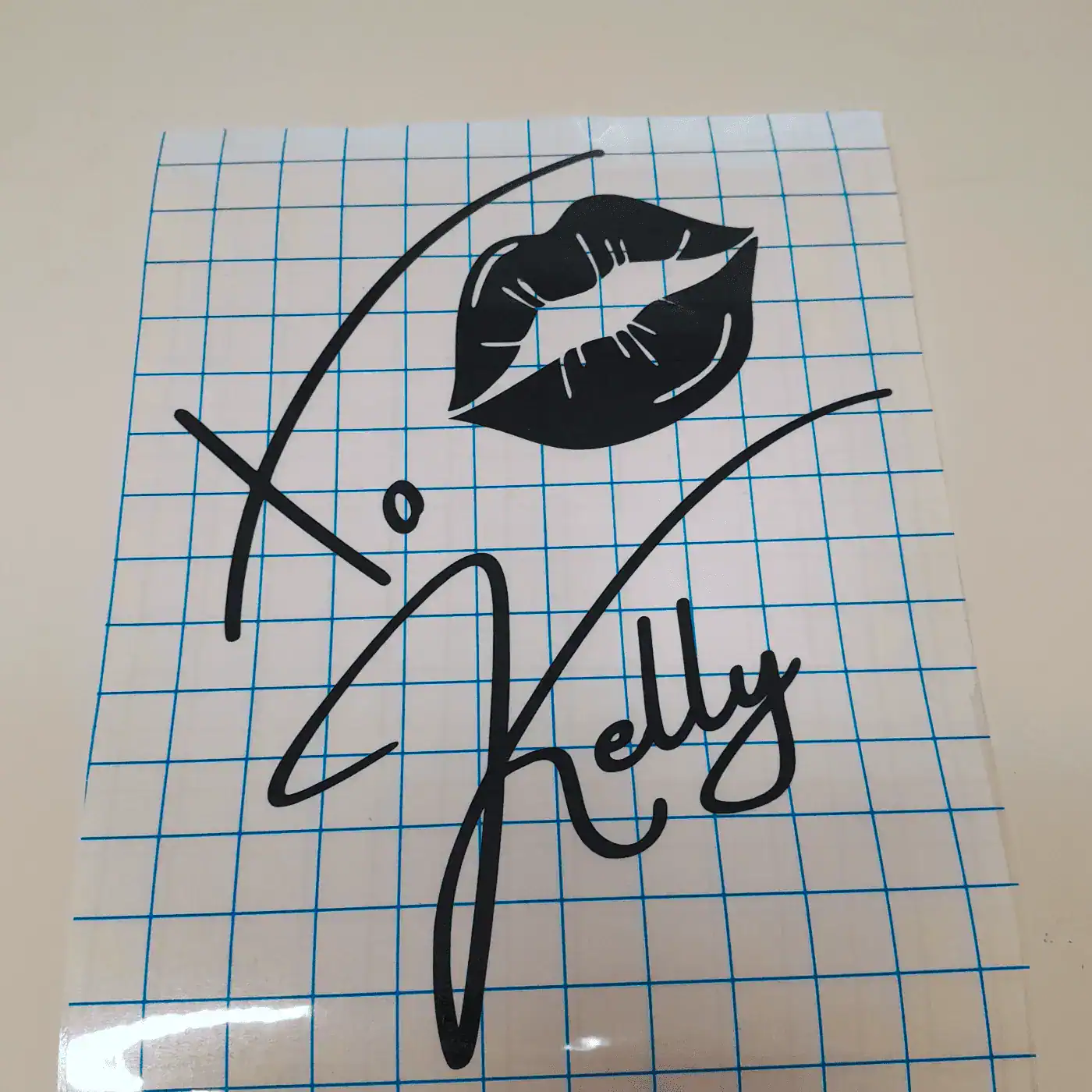 Vinyl decal sticker personalised – for weddings , balloons, birthdays, boards