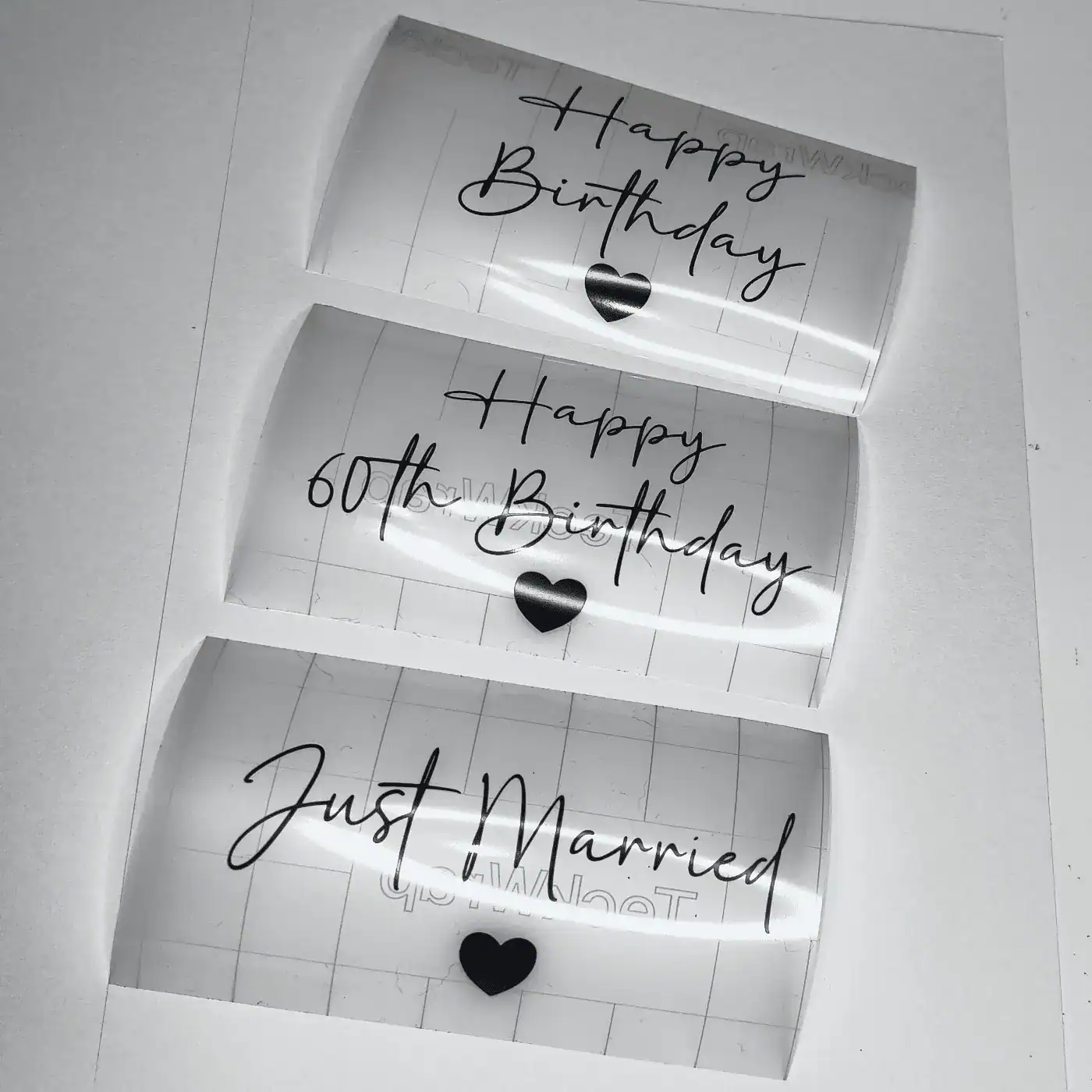 UP TO 20CM Vinyl decal sticker personalised – for weddings , balloons, birthdays, boards, Personalisation