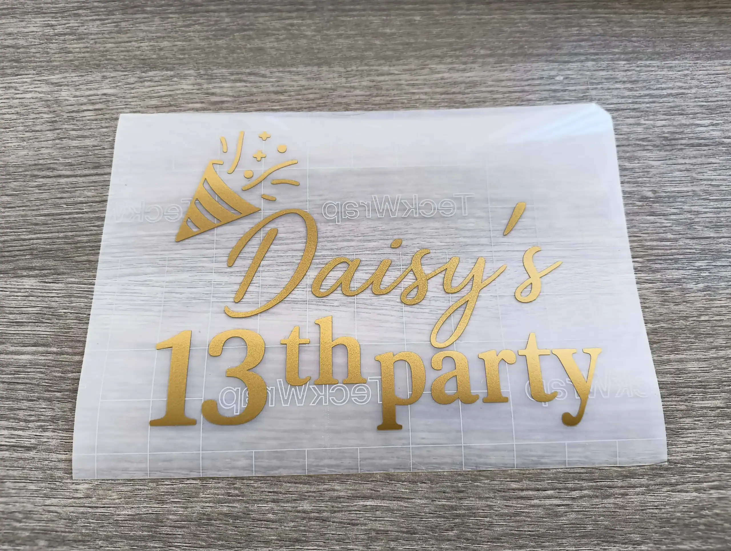 UP TO 20CM Vinyl decal sticker personalised – for weddings , balloons, birthdays, boards, Personalisation