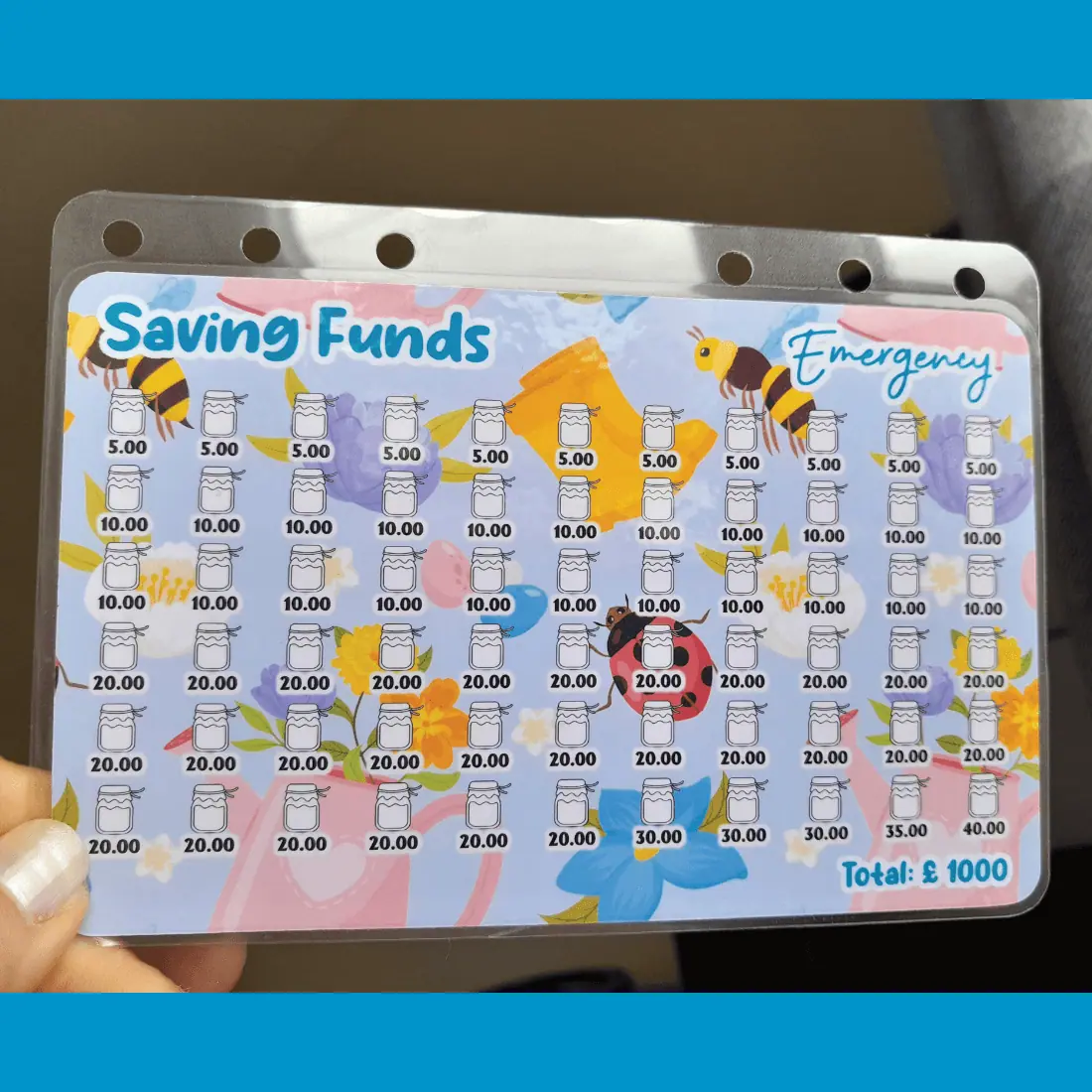 Savings Tracker Challenges – For A6/A5 binders