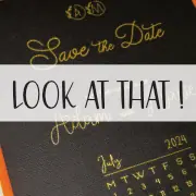 Custom Save the date – Gold or Silver