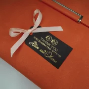 Custom Gold Text Tags – Elevate Your Special Occasion with Elegance!