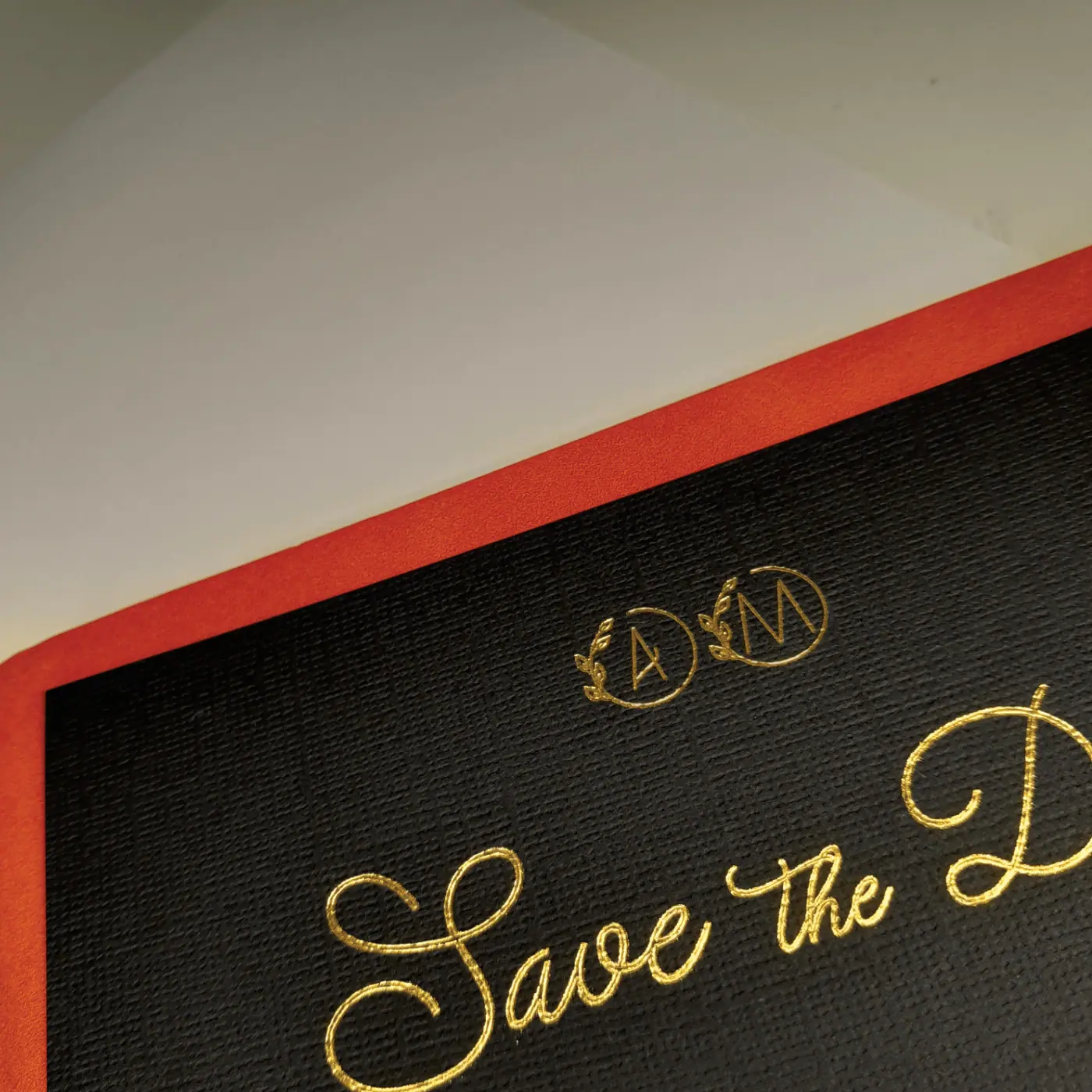 Custom Save the date – Gold or Silver
