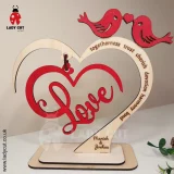 Valentine's Day Wood Decoration