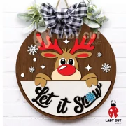 Winter Sign – SVG & XCS File for Laser Cutting, Cricut/Silhouette machines