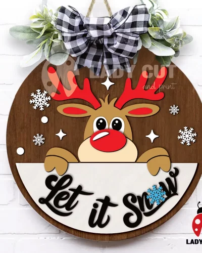 Winter Sign – SVG & XCS File for Laser Cutting, Cricut/Silhouette machines