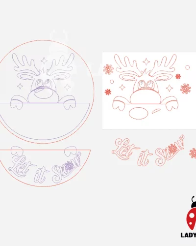 Winter Sign – SVG & XCS File for Laser Cutting, Cricut/Silhouette machines