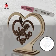 Mom To Be – Pregnancy Reveal Ornament (SVG + xTool File)