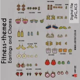 Laser Cut Earring & Charm SVG/XCS Bundle