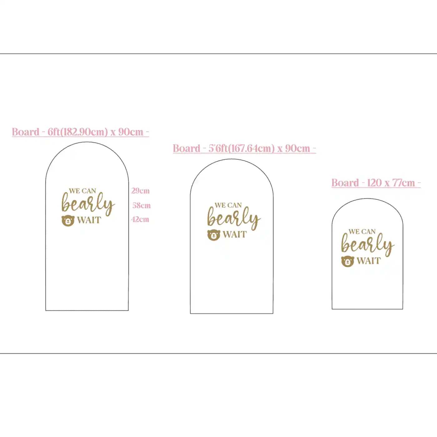 Baby Shower Vinyl decal – Wall sticker – We can Bearly wait