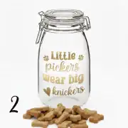 Vinyl decal sticker for Dog Treat jar