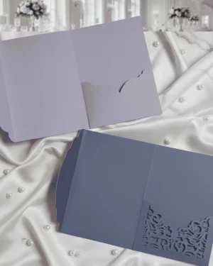 Vintage Lace Wedding Invitation Pocket SVG – DIY Templates (Digital Download)