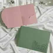 Vintage Lace Wedding Invitation Pocket SVG – DIY Templates (Digital Download)