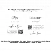 Canva Template – Bundle: New Year’s wedding invitation with Pocket: Invitations, Wisdom, Menus, Welcomes, Details, Rsvp