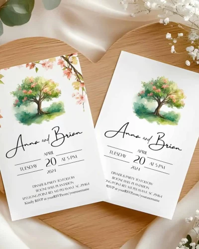 Romantic Wedding Invitation Bundle: Invitation, Menu, Welcome, Details, RSVP & Pocket for cutting machines