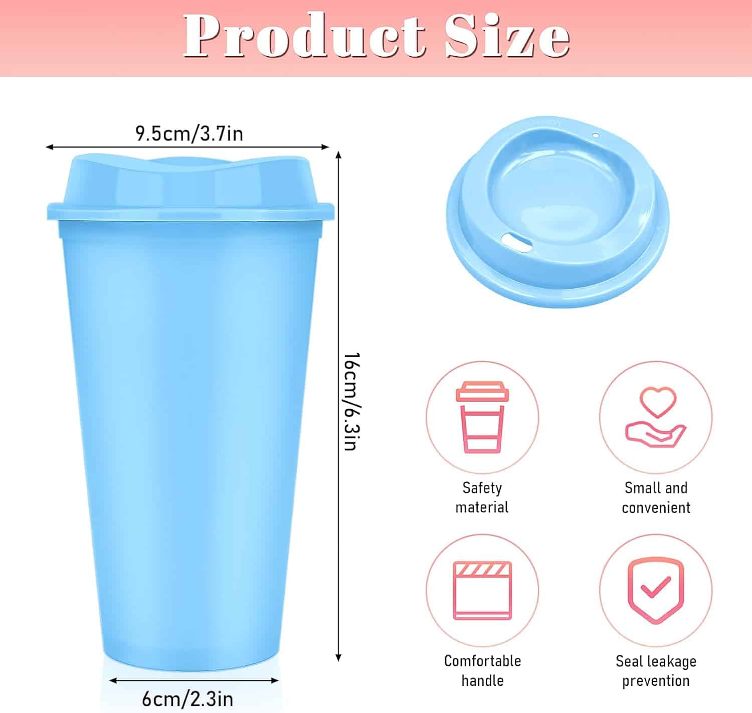 Personalised Coffee Cups with Lids, for Teacher’s gift , Parties, Party bag, and Events – Pack 10/20 – Sorted colours