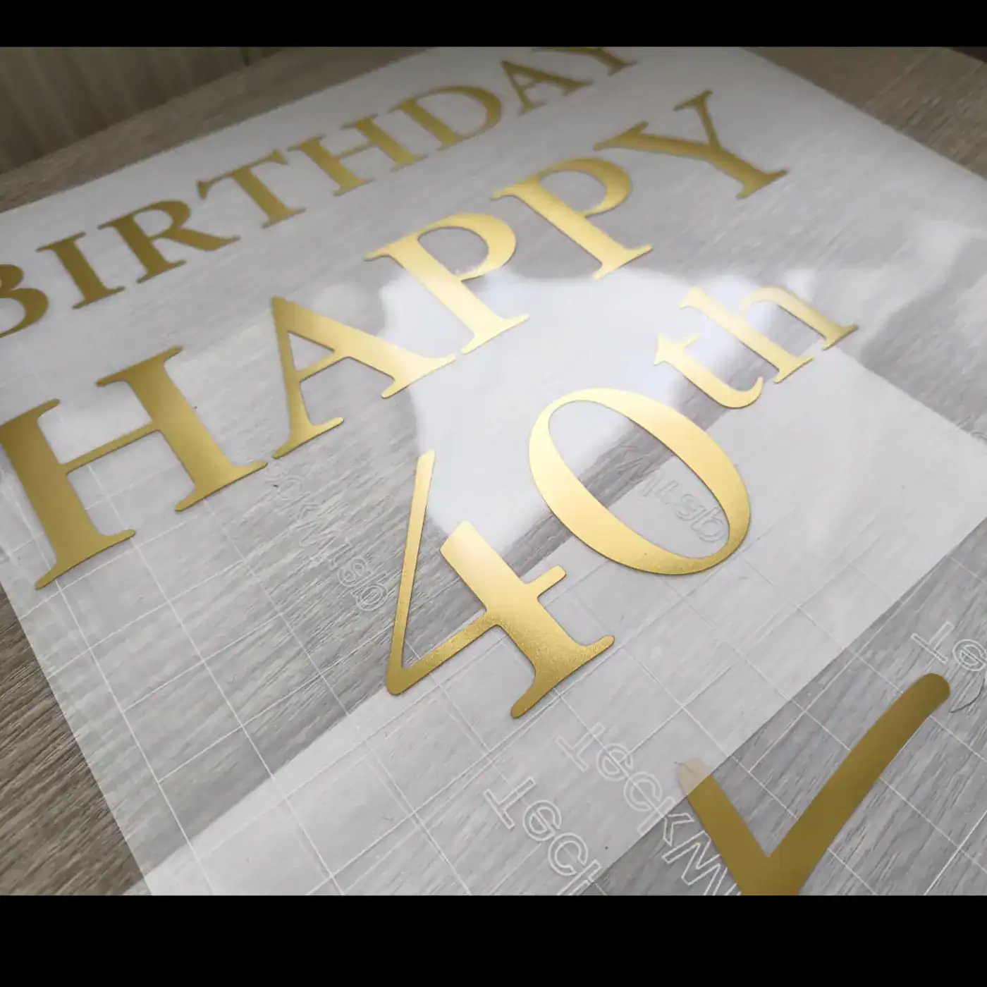 50-65CM – Vinyl decal sticker personalised – for weddings , balloons, birthdays, boards