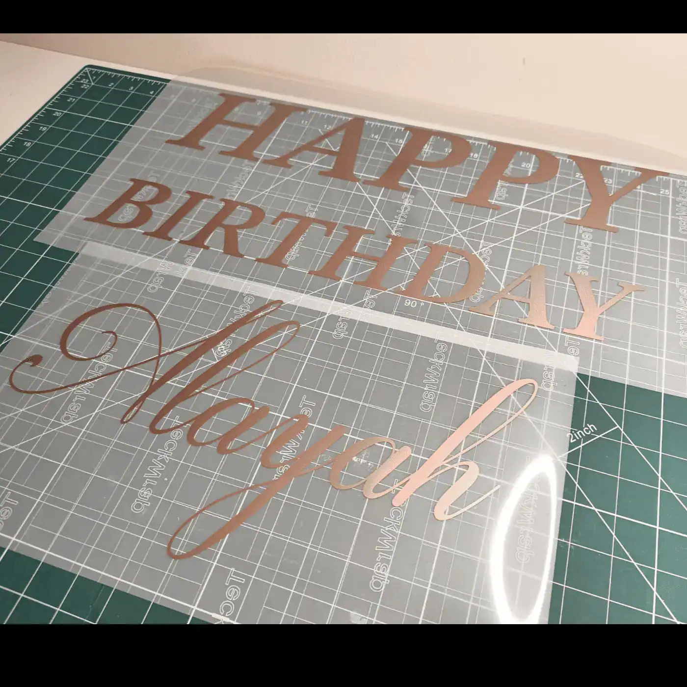 50-65CM – Vinyl decal sticker personalised – for weddings , balloons, birthdays, boards