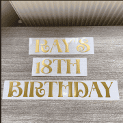 40-75CM – Vinyl decal sticker personalised