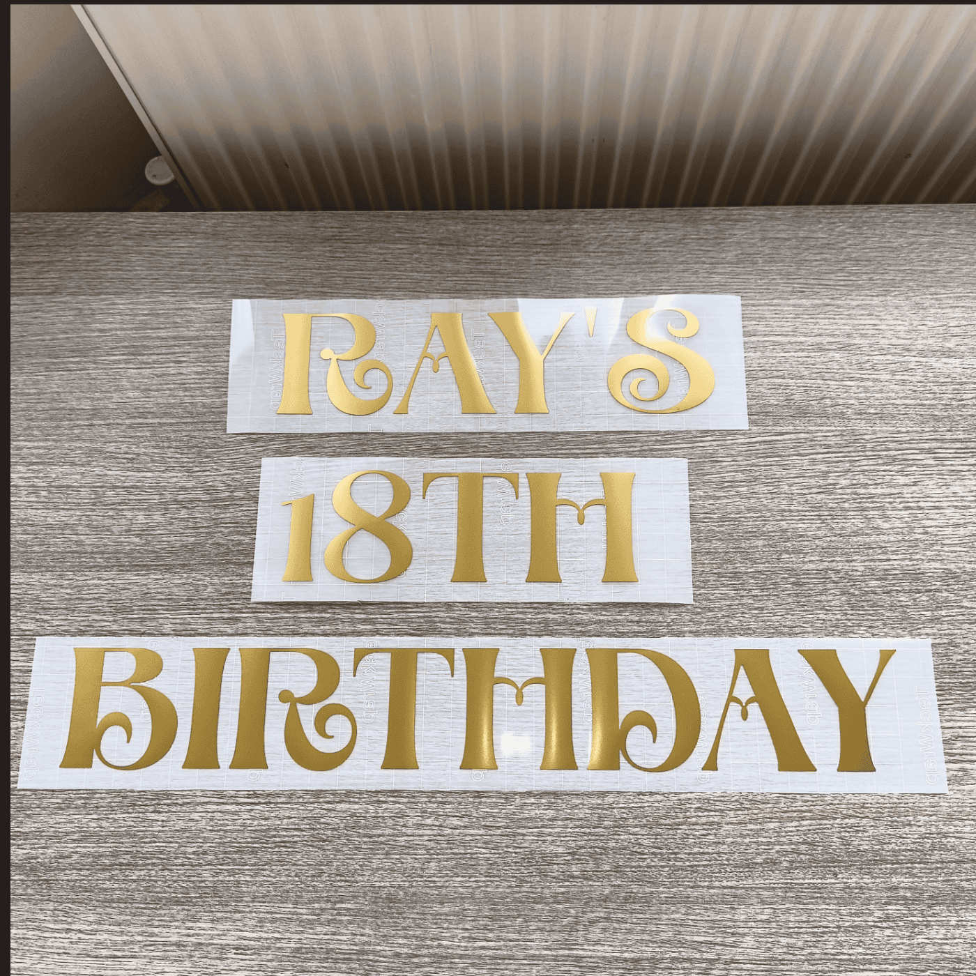 40-75CM – Vinyl decal sticker personalised