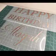 30-45CM – Vinyl decal sticker personalised – for weddings , balloons, birthdays, boards