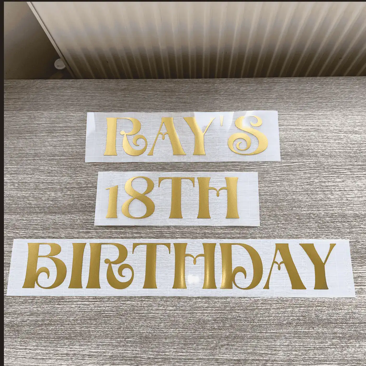 40-75CM – Vinyl decal sticker personalised