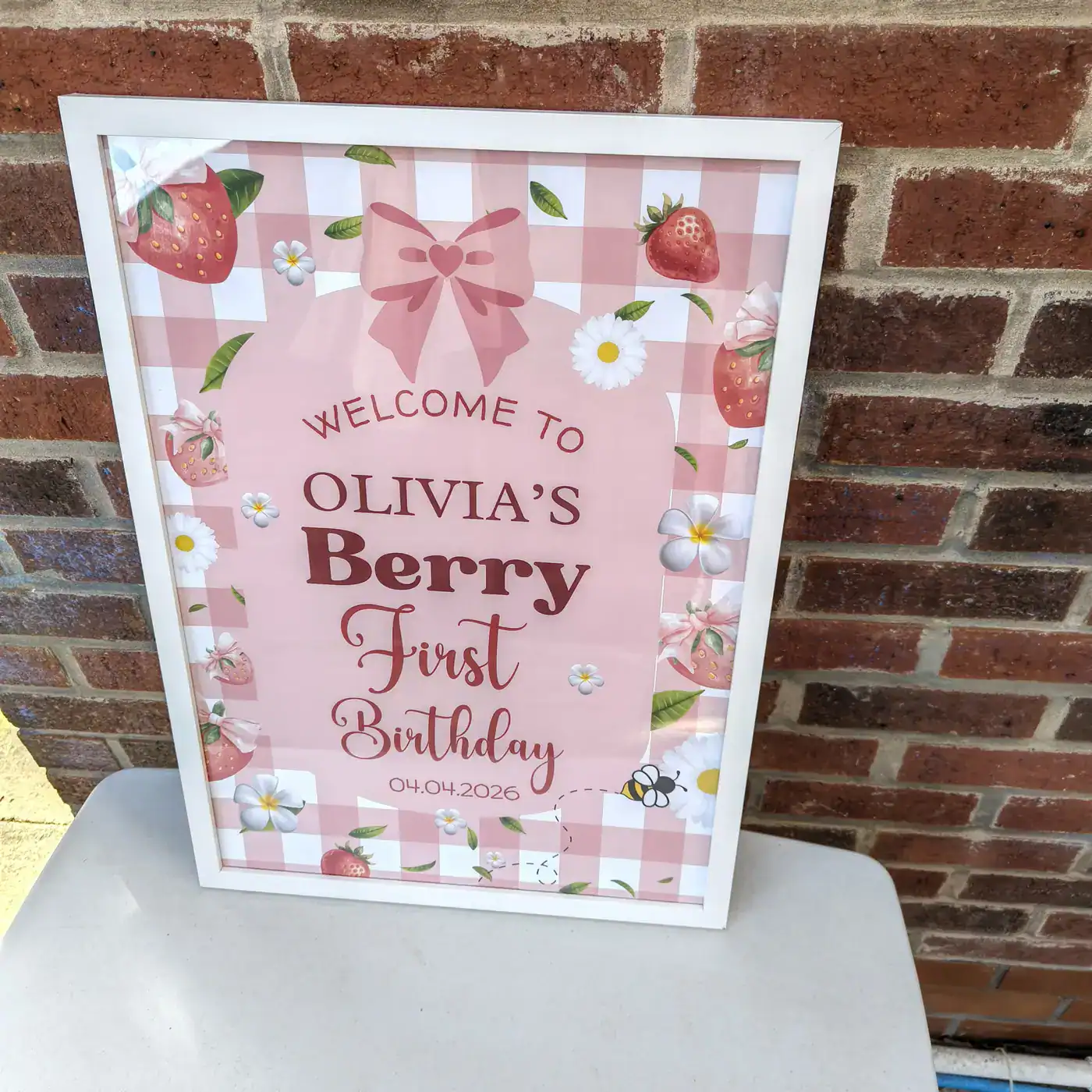 Frame for Birthdays and Weddings