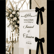 Welcome iron on vinyl sticker for linen or fabrics