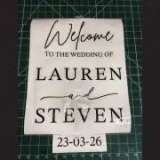 Wedding Welcome Sticker
