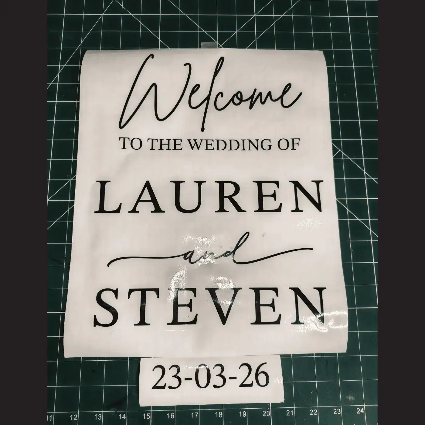 Wedding Welcome Sticker